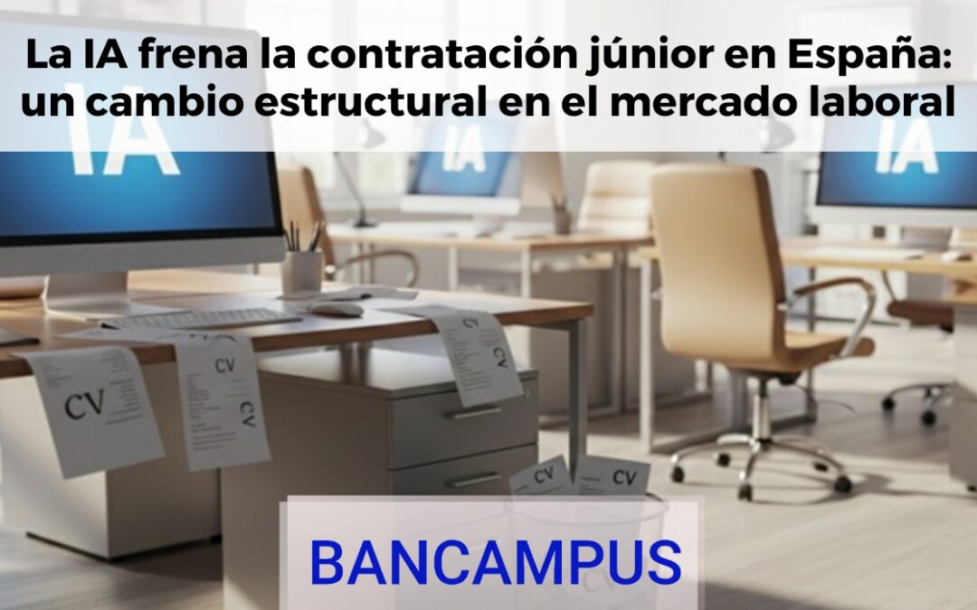 La IA frena la contratación júnior en España: un cambio estructural en el mercado laboral